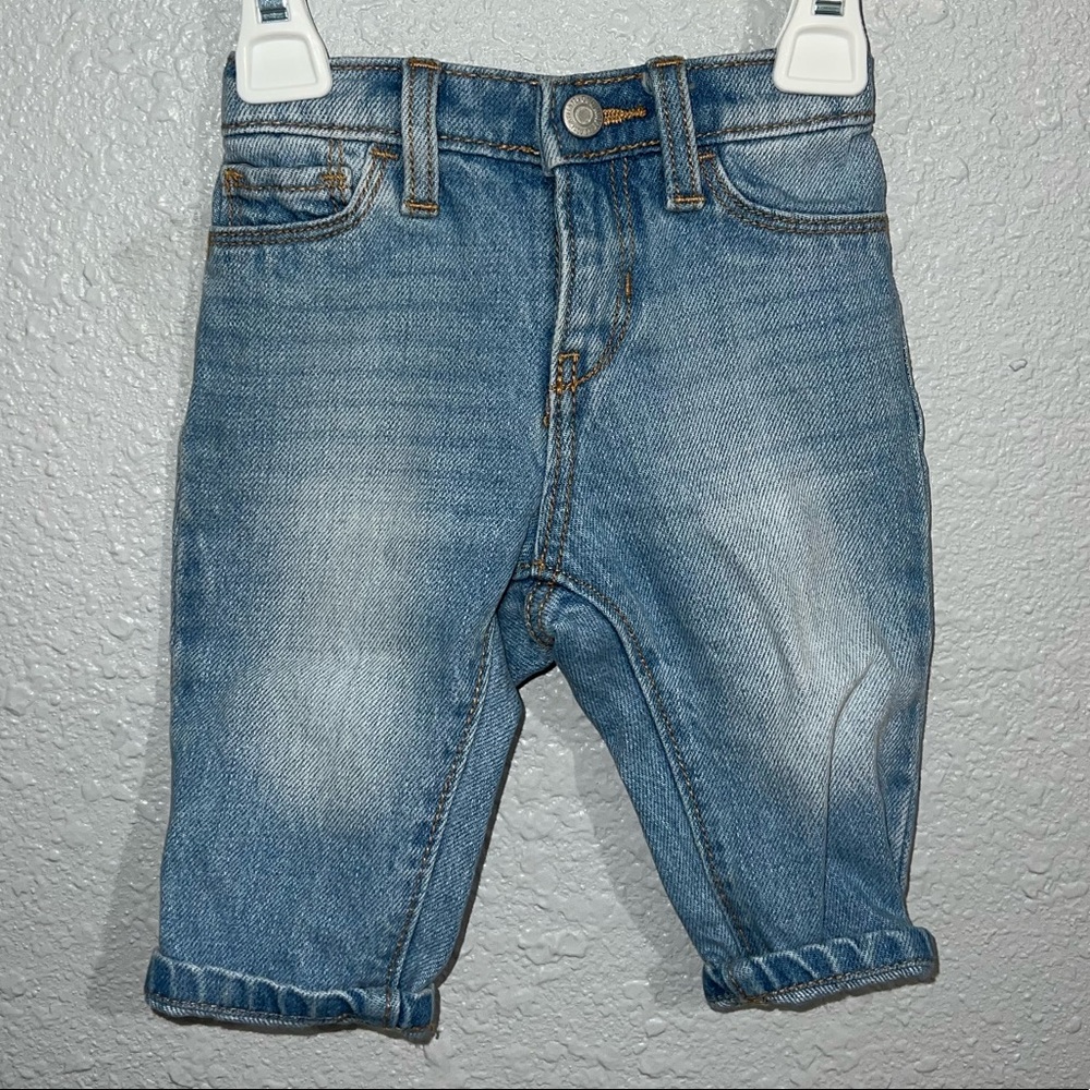 Old Navy , Size 3-6M, light blue jeans